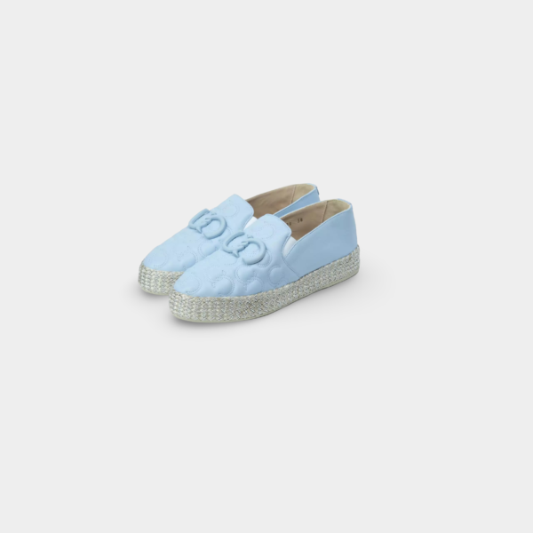 Espadryle Casadei Błękitne