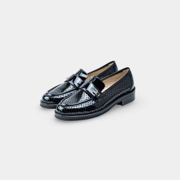 skórzane-półbuty-casadei-czarne- 40605 Skórzane Półbuty Casadei Czarne