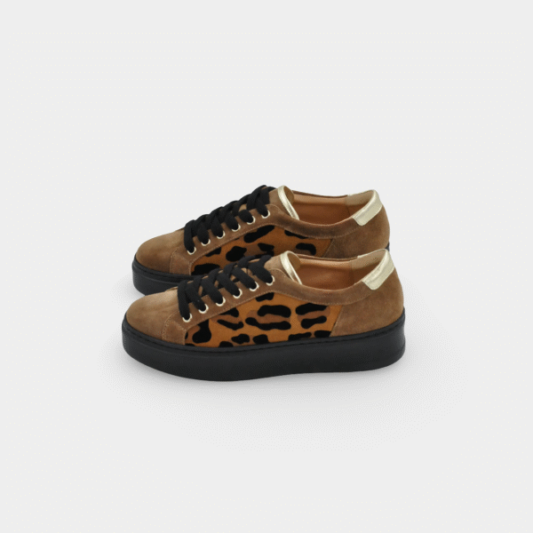 Brązowe Sneakersy Luca Grossi